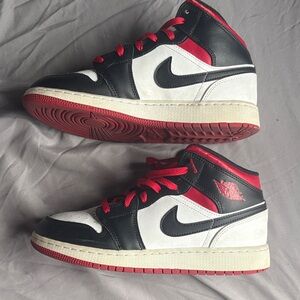 Jordan Kids Sneakers Black Red White